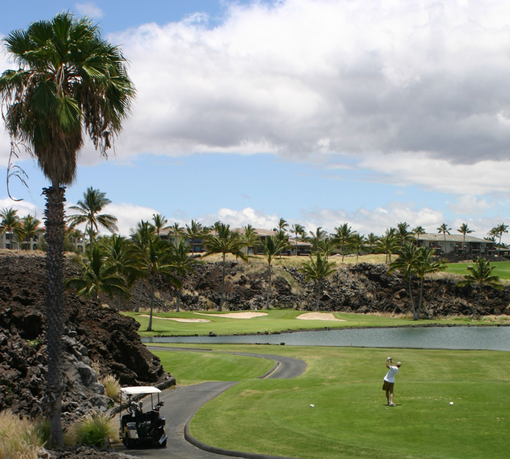 hawaii golf photo, Big Island Golf Picture, Waikoloa #17 photo